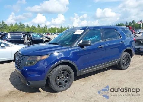 2015 Ford Police Interceptor из США, поврежденный, VIN 1FM5K8AT8FGC08890